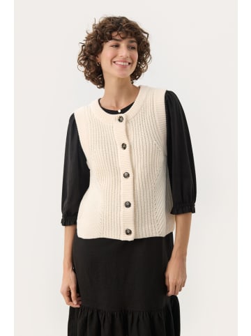 PART TWO Strickweste NoemiePW Gerade Passform in Whitecap Gray