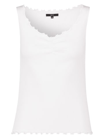 Zero  Top mit Knopfleiste in Brilliant White