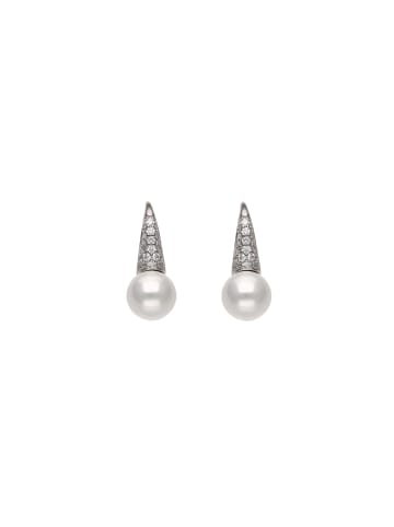 faina Women Earrings in Silver White