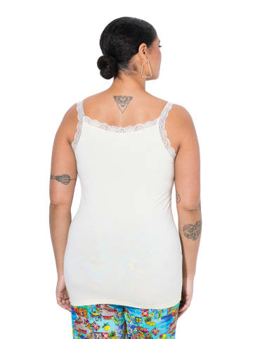 MIAMODA Strick-Top in vanille