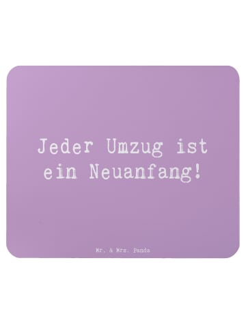 Mr. & Mrs. Panda Mauspad Spruch Umzug Neuanfang mit Spruch in Lavendeltraum