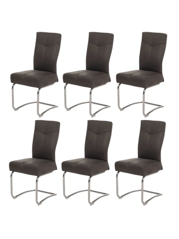 MCW 6er-Set Freischwinger G56, Grau