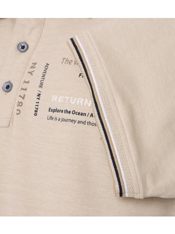 CASAMODA Polo-Shirt in Beige