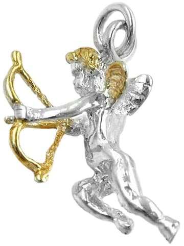 Gallay Anhänger 22x16mm Silber 925 in bicolor