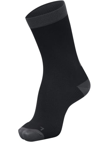 Hummel Hummel 2-Pack Socken Element Indoor Multisport Unisex Erwachsene Feuchtigkeitsabsorbierenden in BLACK/ASPHALT