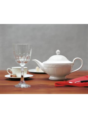 Villeroy & Boch 6er Set Kaffeetassen Gray Pearl in 120 ml in weiß