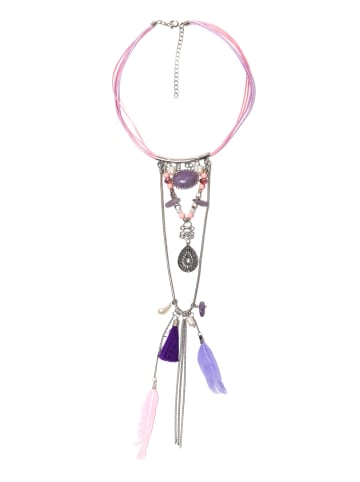 collezione alessandro Kurze Kette " Ida " in rosa