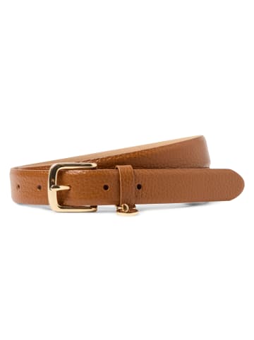 Marie Lund Ledergürtel in camel - 0019