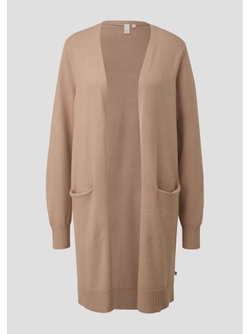 QS Strickjacke in 82W0_sandfarben
