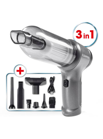 Clean Maxx Akku-Zyklon-Handstaubsauger Set 9-tlg. 7,4V anthrazit/schwarz grau
