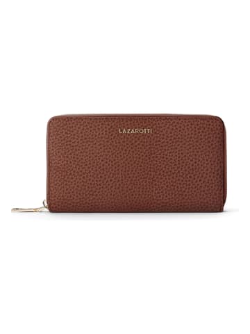 Lazarotti Bologna Leather Geldbörse Leder 19 cm in brown