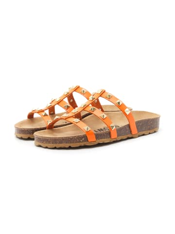 billowy Pantoletten  in orange