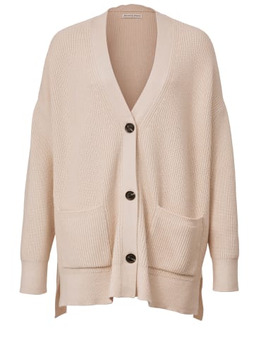 Sara Lindholm Strickjacke in champagner