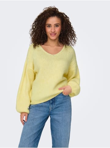 JDY Strickpullover in Pastel Yellow