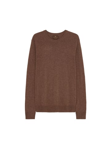 DANISH ENDURANCE Rundhalspullover Premium Knit Pullover in brown