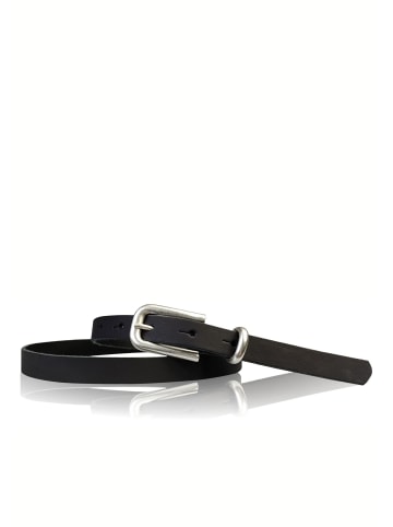 FRONHOFER Ledergürtel in Schwarz