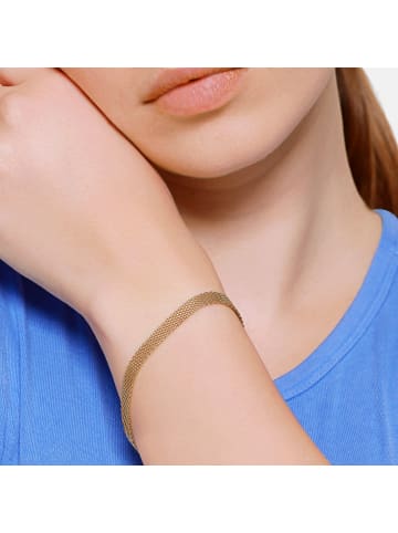 Steel_Art Mesh Armkette für Frauen Aruna goldfarben in goldfarben