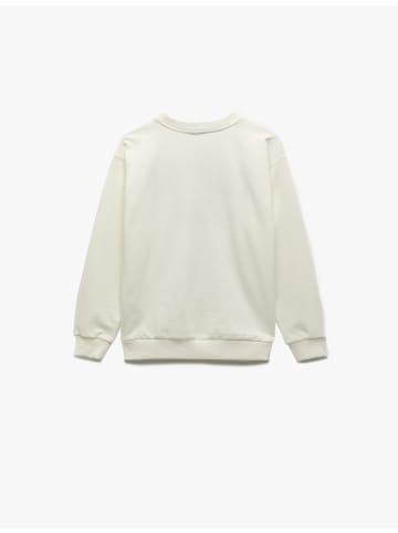 KOTON SWEATSHIRTS in Ekru