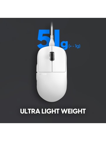 Pulsar Gaming Gears X2H Gaming-Maus kabelgebunden 26000 DPI PAW3395-Sensor weiß