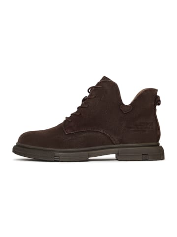 CESARE GASPARI Flache Sohlenstiefel in Brown