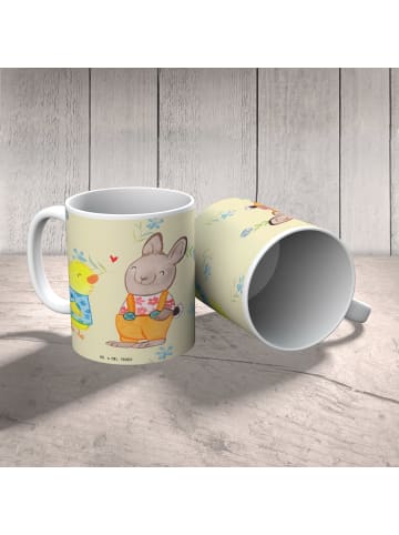 Mr. & Mrs. Panda Kaffeetasse Ostern Freundschaft ohne Spruch in Blumig