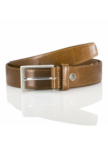 Lindenmann Gürtel für Herren in cognac