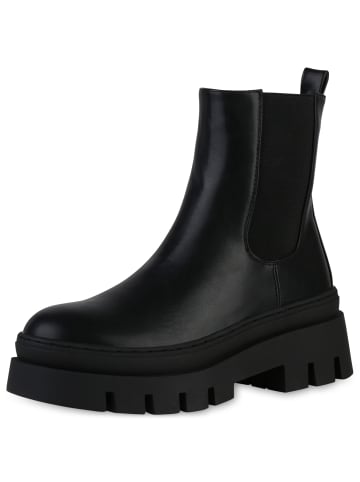 VAN HILL Plateau Boots Natalie in Schwarz