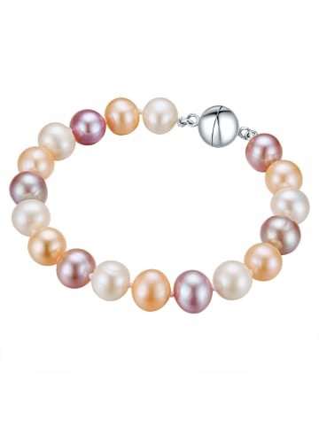 Valero Pearls Armband Sterling Silber Süßwasser-Zuchtperle multicolor in multicolor