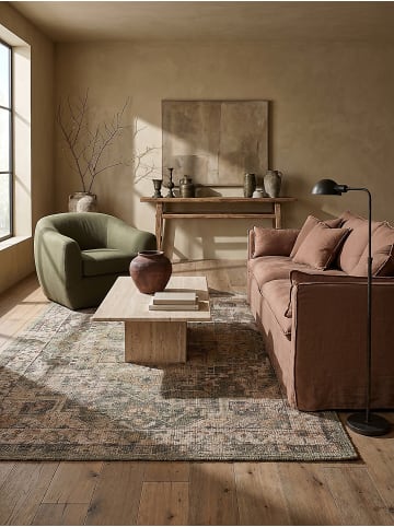 KADIMA DESIGN Jute-Teppich Naturfaser DEEPE Boho Traditionell Wohnzimmer