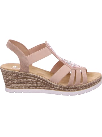 rieker Keilsandalette in rosa