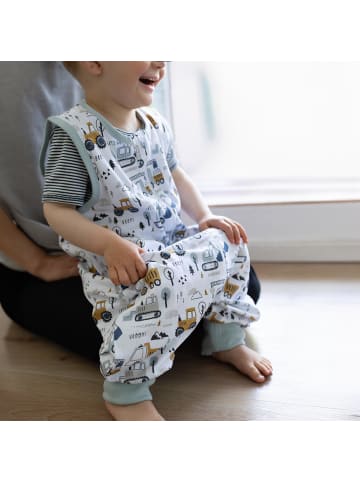 TupTam Babyschlafsack mit Beinen Unwattiert in weiß Modell 6