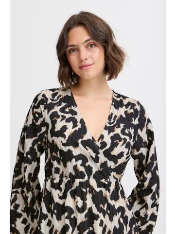 Fransa FRLELU DR 1 regular fit in BLACK AOP AO24 02E