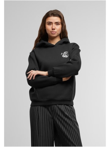 Mister Tee Hoodie "Lucky Cherry Ladies Fluffy Hoody" in Schwarz