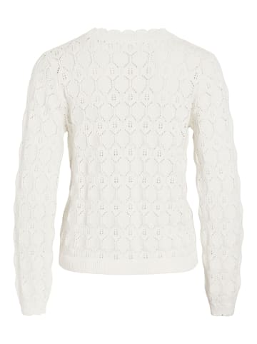 Vila Strickpullover in Cloud Dancer