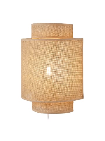 Butlers Wandleuchte RAW LINEN in Braun