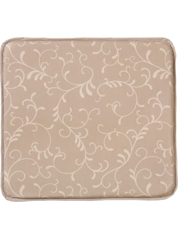 Erwin Müller Baumwollmischung Stuhlkissen Essen in taupe