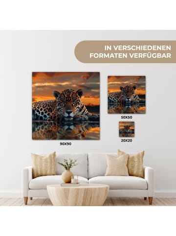 MuchoWow Leinwand Bilder Jaguar