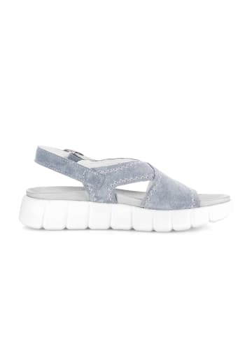Gabor Plateau Sandalen in blau