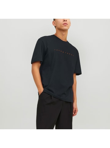 Jack and Jones T-Shirt JJESTAR JJ Tee SS in Navy