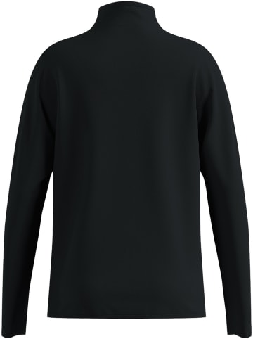 Odlo Longsleeve "Midlayer 1/2 Zip Classic Fleece" in Schwarz