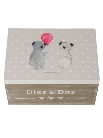 Mr. & Mrs. Panda Aufbewahrungsbox Koala Luftballon ohne Spruch in Grau Pastell