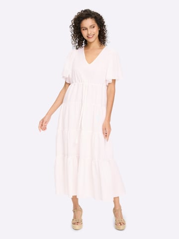 Heine Webkleid in weiß