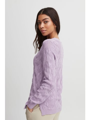 b.young Strickpullover BYMILJA STRUCTURE JUMPER - 20812775 in rosa