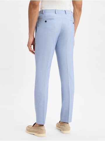 Finshley & Harding London Hose Hoxdon in hellblau weiß - 0001