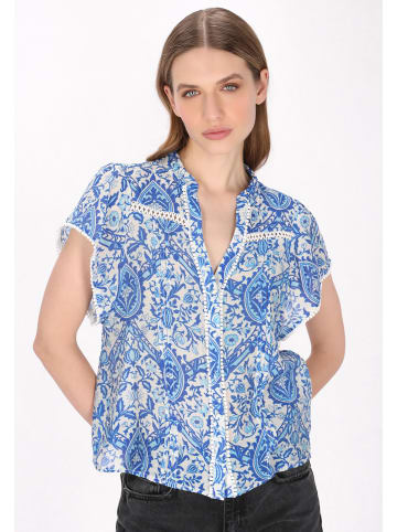 DreiMaster Vintage Women Blouse in turquoise