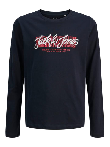 JACK & JONES Junior Langarmshirt JJURBAN TEE LS CREW NECK JNR in sky captain