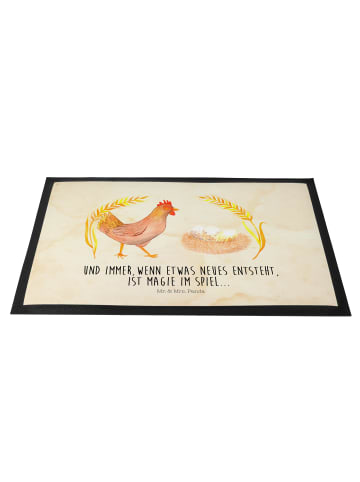 Mr. & Mrs. Panda Schmutzfangmatte Huhn Stolz mit Spruch in Vintage