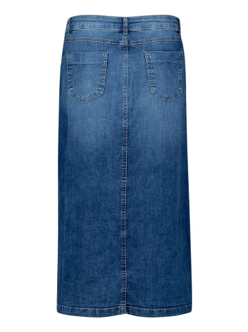 CARTOON Jeansrock mit Waschung in Dark Blue Denim
