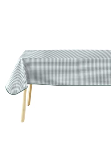 Douceur d’Intérieur Rechteckige Tischdecke MINI VICHY SALBEI in Blau, (B) 140 x (H) 0,1 x (L) 240 cm