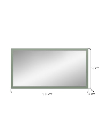 ebuy24 Spiegel Station Spiegel 106 x 2 cm